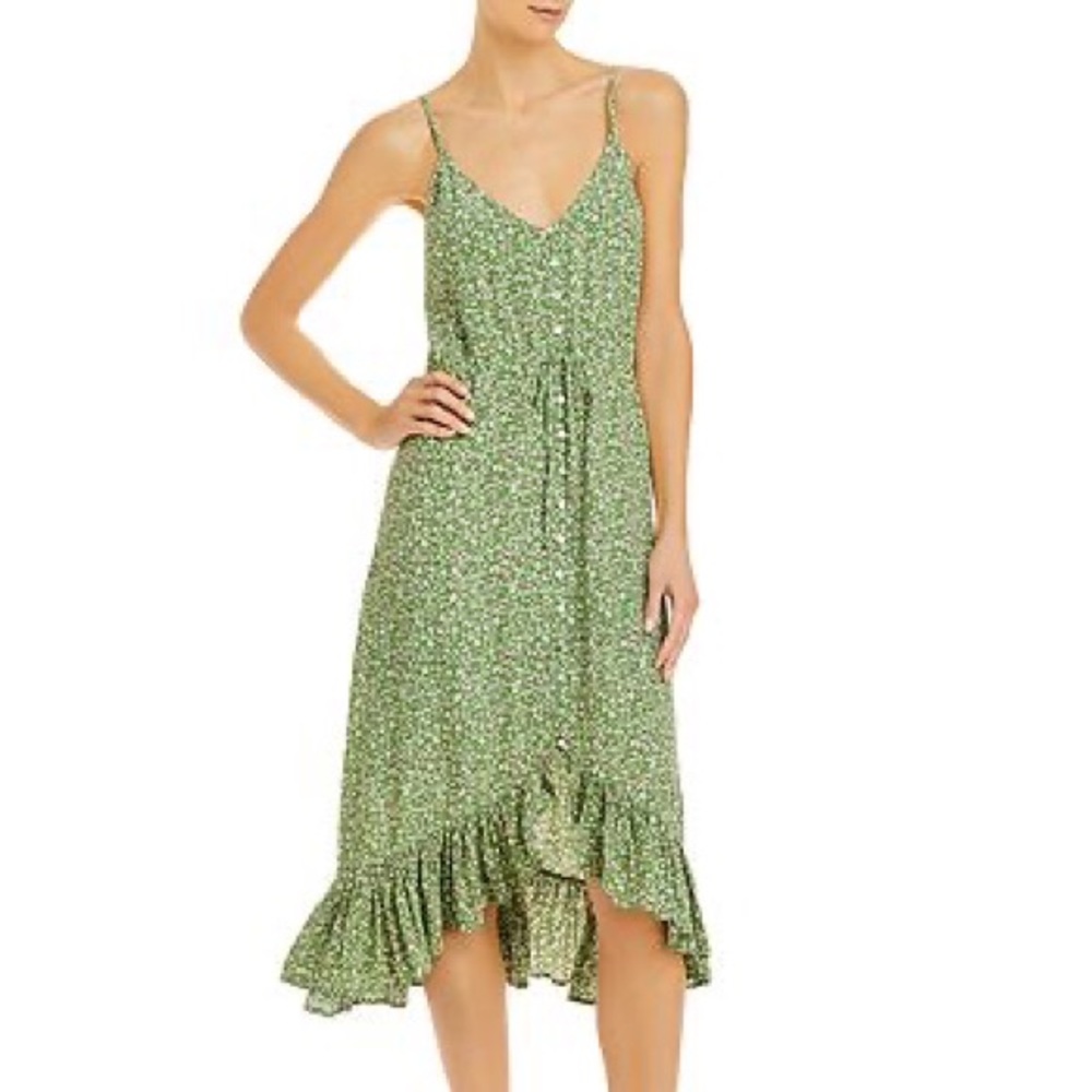 Rails Green Floral Dress